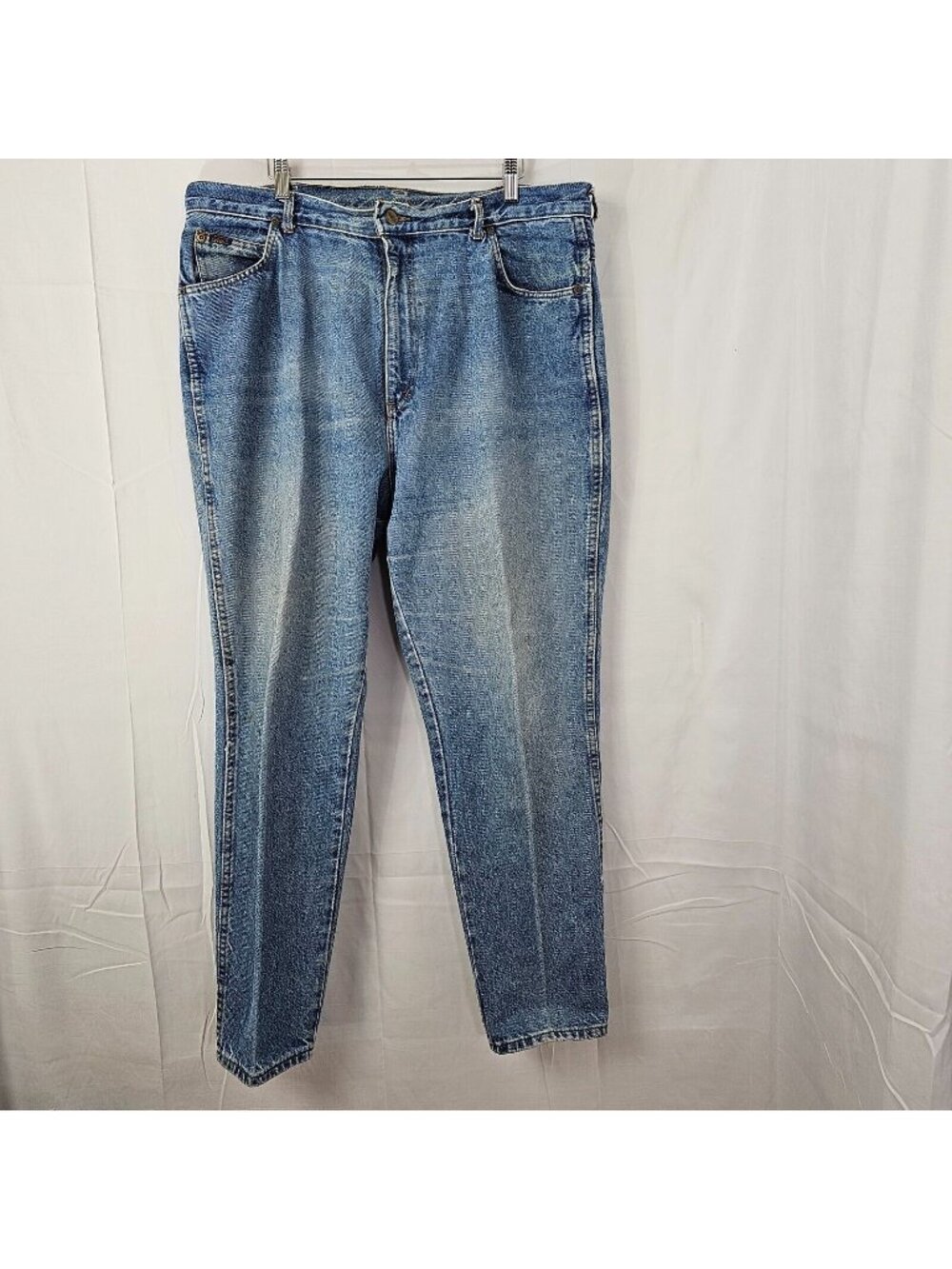 Vintage Chic High Waisted Tapered Jeans Womens 22 39x30 Mom Denim 80's USA READ